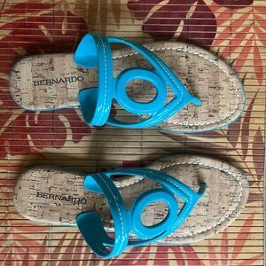 Bernardo turquoise sandals